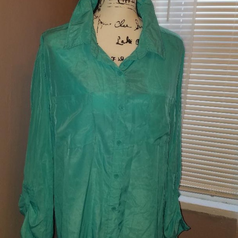 George silky blouse/tunic length